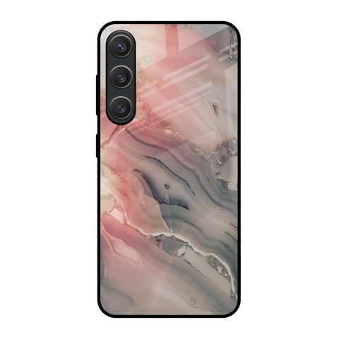 Pink And Grey Marble Samsung Galaxy S25 5G Glass Back Cover Online
