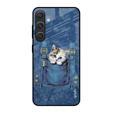 Kitty In Pocket Samsung Galaxy S25 5G Glass Back Cover Online