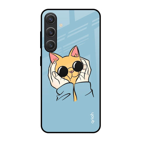 Adorable Cute Kitty Samsung Galaxy S25 5G Glass Back Cover Online