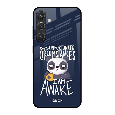 Struggling Panda Samsung Galaxy S25 5G Glass Back Cover Online