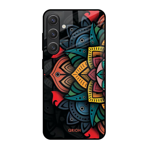 Retro Gorgeous Flower Samsung Galaxy S25 5G Glass Back Cover Online