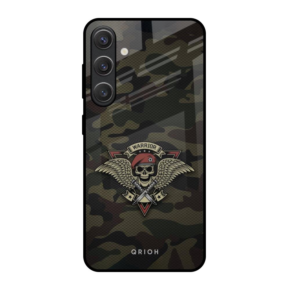 Army Warrior Samsung Galaxy S25 5G Glass Back Cover Online