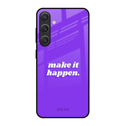 Make it Happen Samsung Galaxy S25 5G Glass Back Cover Online
