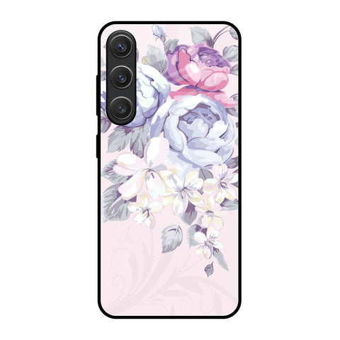 Elegant Floral Samsung Galaxy S25 5G Glass Back Cover Online