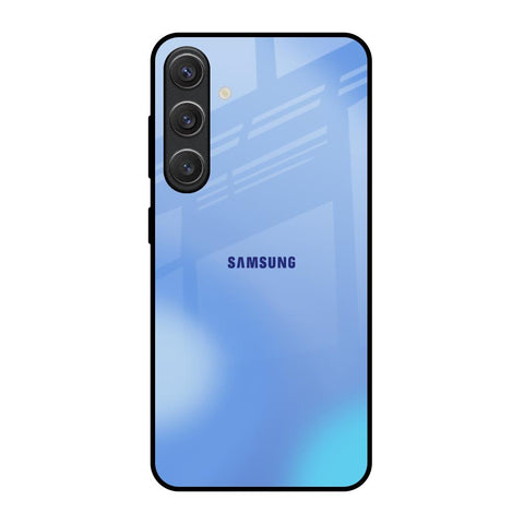 Vibrant Blue Texture Samsung Galaxy S25 5G Glass Back Cover Online