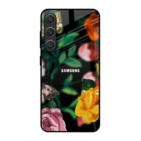 Flowers & Butterfly Samsung Galaxy S25 5G Glass Back Cover Online