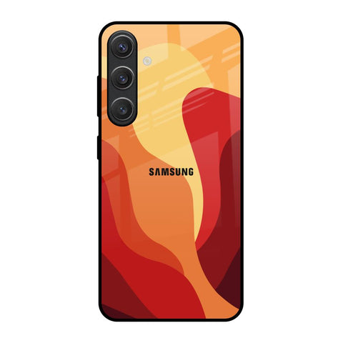 Magma Color Pattern Samsung Galaxy S25 5G Glass Back Cover Online