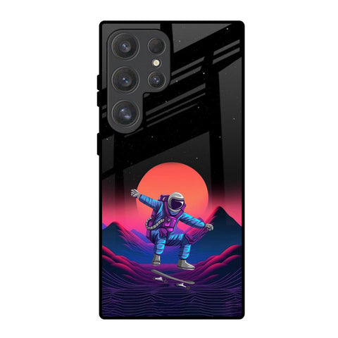 Retro Astronaut Samsung Galaxy S25 Ultra 5G Glass Back Cover Online