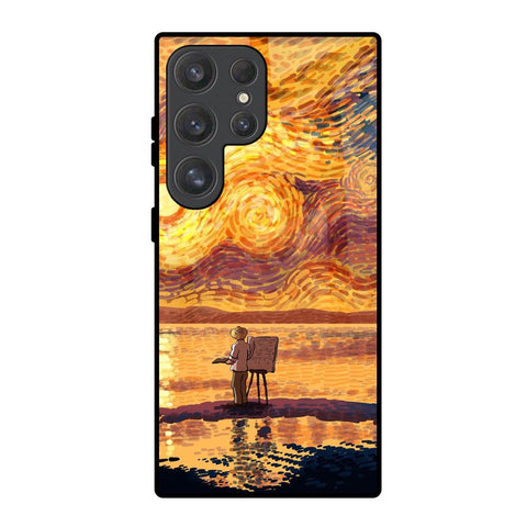 Sunset Vincent Samsung Galaxy S25 Ultra 5G Glass Back Cover Online