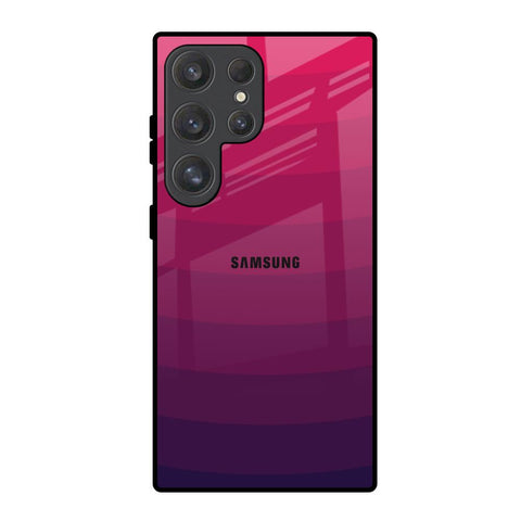 Wavy Pink Pattern Samsung Galaxy S25 Ultra 5G Glass Back Cover Online