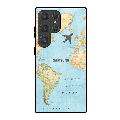 Fly Around The World Samsung Galaxy S25 Ultra 5G Glass Back Cover Online