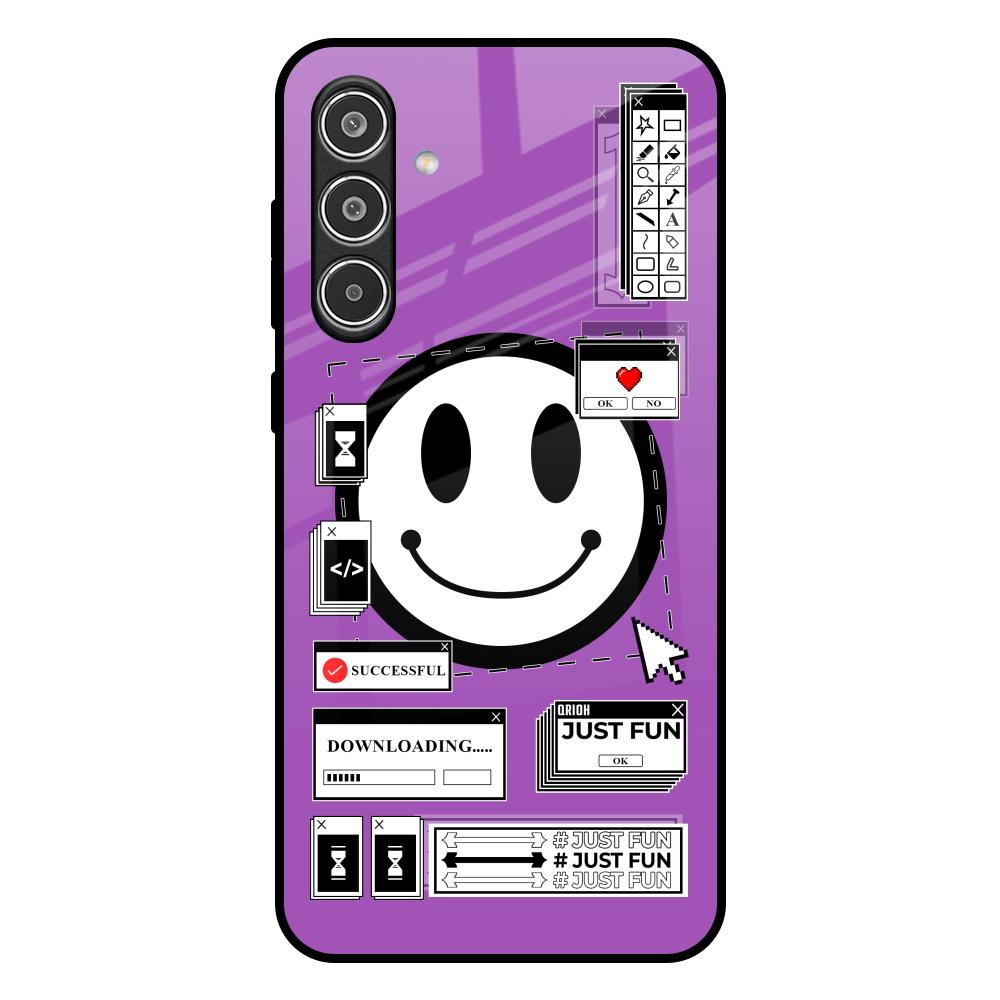 Code with Smile Samsung Galaxy A56 5G Glass Back Cover Online