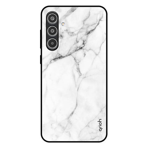 Modern White Marble Samsung Galaxy A56 5G Glass Back Cover Online