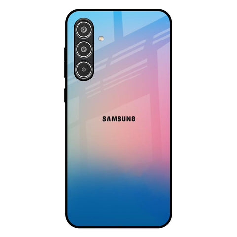 Blue & Pink Ombre Samsung Galaxy A56 5G Glass Back Cover Online