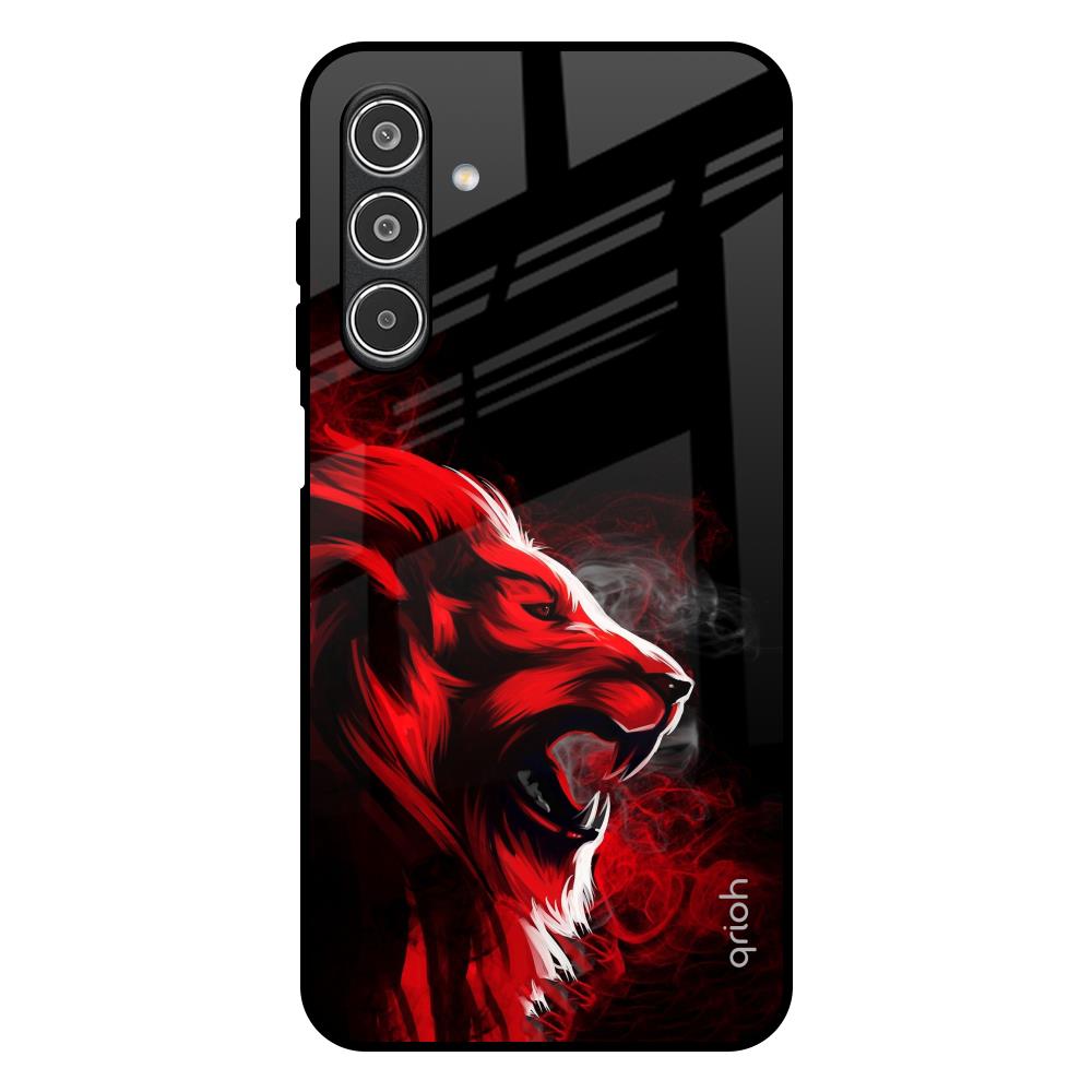 Red Angry Lion Samsung Galaxy A26 5G Glass Back Cover Online