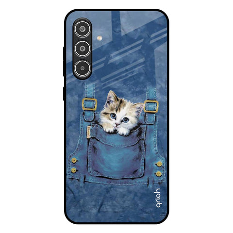 Kitty In Pocket Samsung Galaxy A36 5G Glass Back Cover Online