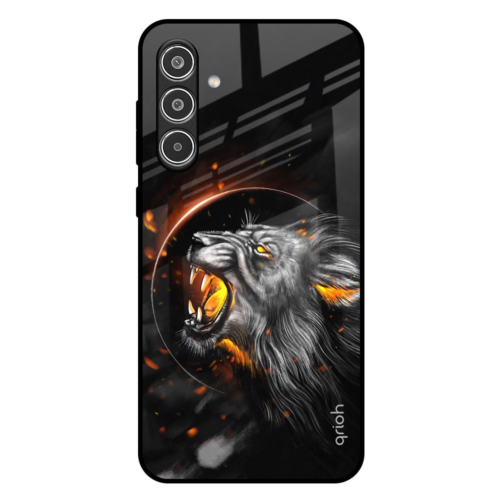 Aggressive Lion Samsung Galaxy A36 5G Glass Back Cover Online