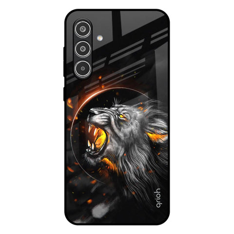 Aggressive Lion Samsung Galaxy A36 5G Glass Back Cover Online