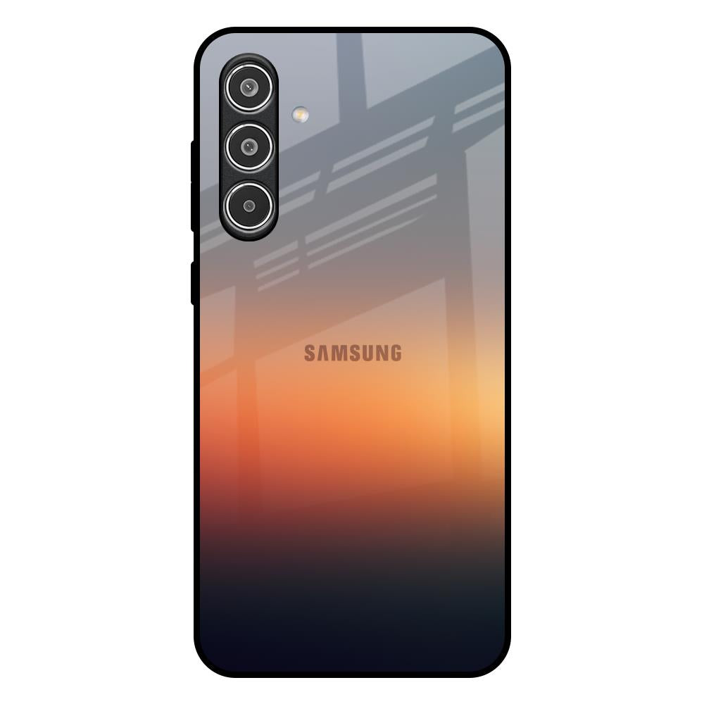 Aesthetic Orange Samsung Galaxy A36 5G Glass Back Cover Online