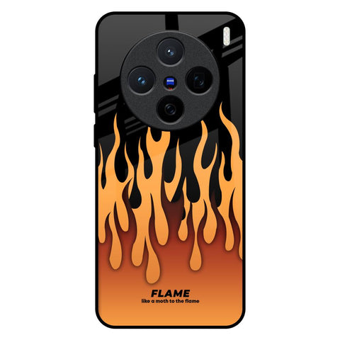Fire Flame Vivo X200 5G Glass Back Cover Online