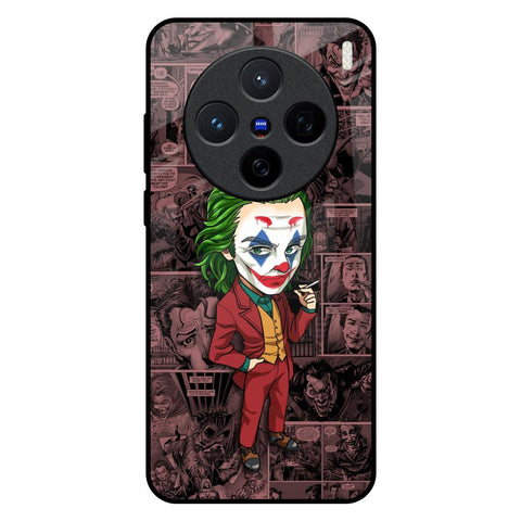 Joker Cartoon Vivo X200 5G Glass Back Cover Online