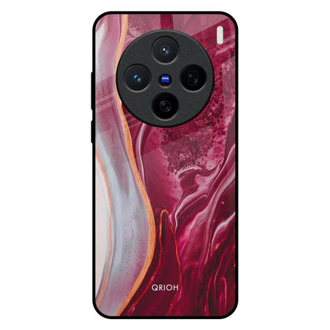 Crimson Ruby Vivo X200 5G Glass Back Cover Online