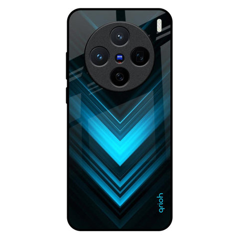 Vertical Blue Arrow Vivo X200 5G Glass Back Cover Online