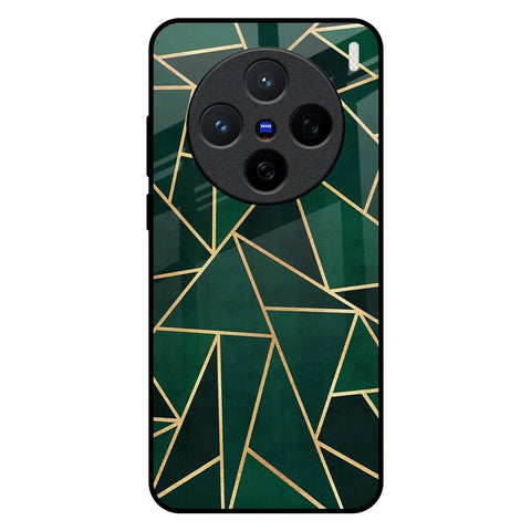 Abstract Green Vivo X200 5G Glass Back Cover Online
