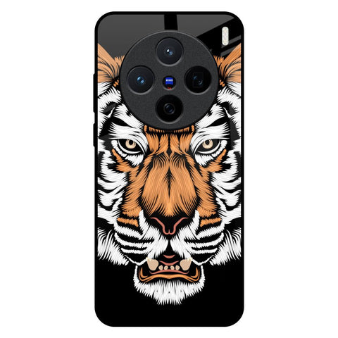 Angry Tiger Vivo X200 5G Glass Back Cover Online