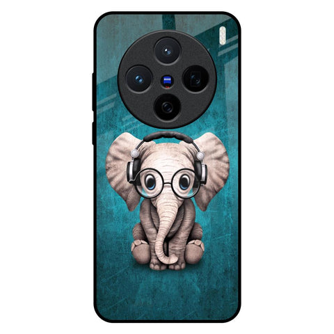 Adorable Baby Elephant Vivo X200 5G Glass Back Cover Online