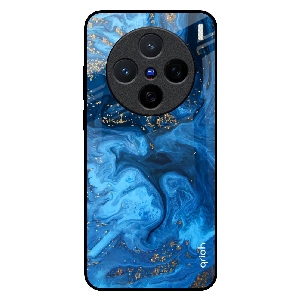 Gold Sprinkle Vivo X200 5G Glass Back Cover Online