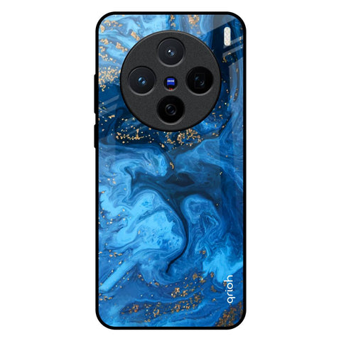 Gold Sprinkle Vivo X200 5G Glass Back Cover Online