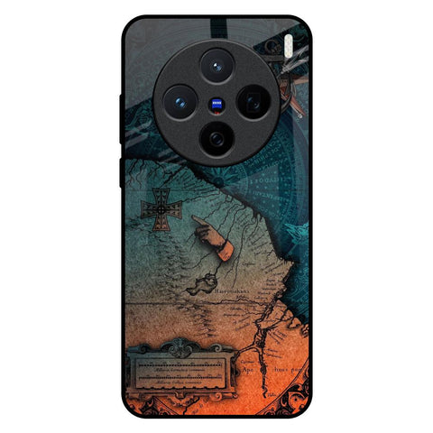 Geographical Map Vivo X200 5G Glass Back Cover Online