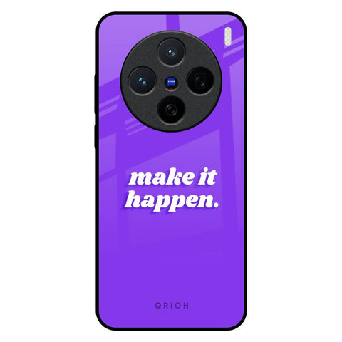 Make it Happen Vivo X200 5G Glass Back Cover Online
