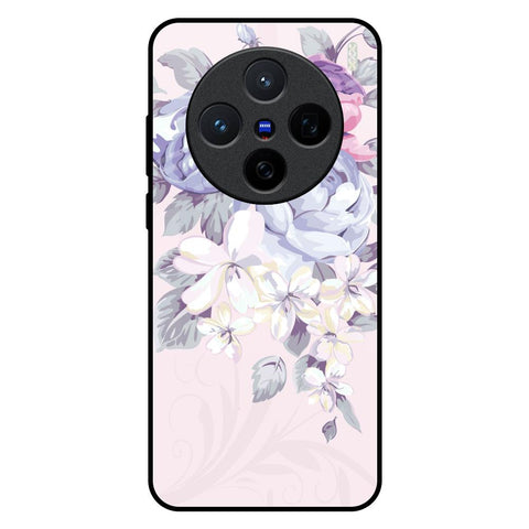 Elegant Floral Vivo X200 5G Glass Back Cover Online