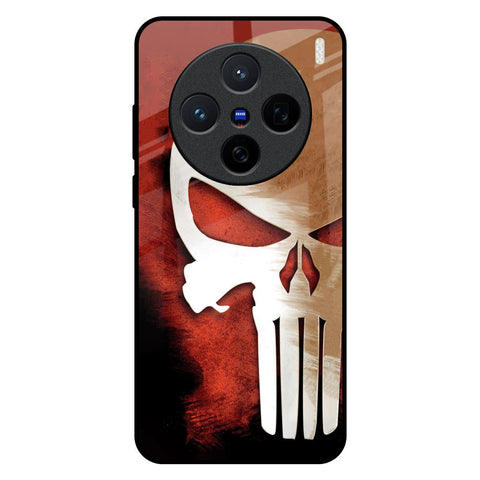 Red Skull Vivo X200 5G Glass Back Cover Online