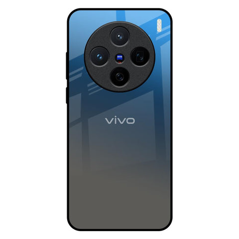 Blue Grey Ombre Vivo X200 5G Glass Back Cover Online