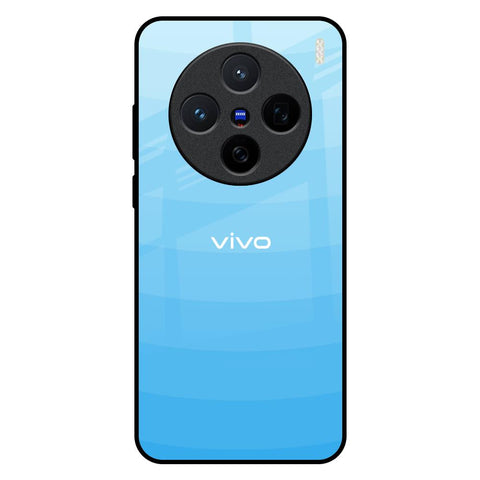Wavy Blue Pattern Vivo X200 5G Glass Back Cover Online