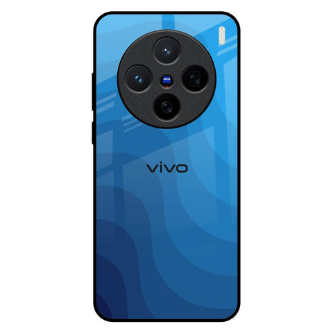 Blue Wave Abstract Vivo X200 5G Glass Back Cover Online