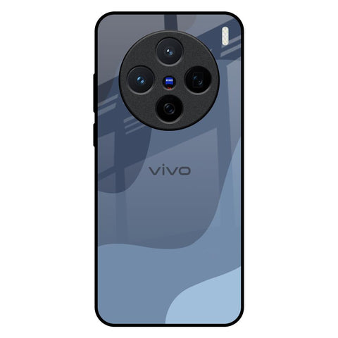 Navy Blue Ombre Vivo X200 5G Glass Back Cover Online