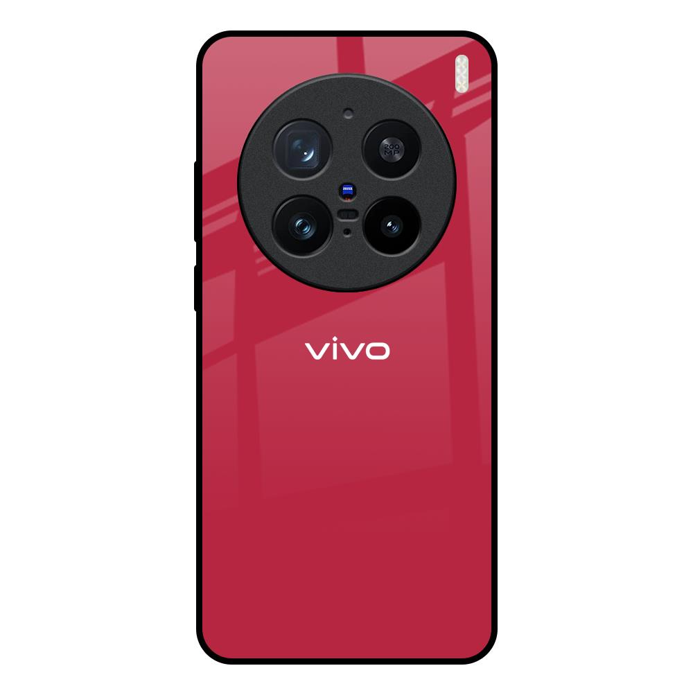 Solo Maroon Vivo X200 Pro 5G Glass Back Cover Online