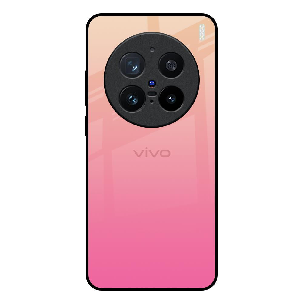 Pastel Pink Gradient Vivo X200 Pro 5G Glass Back Cover Online
