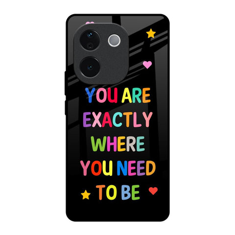 Magical Words Vivo T3 Pro 5G Glass Back Cover Online