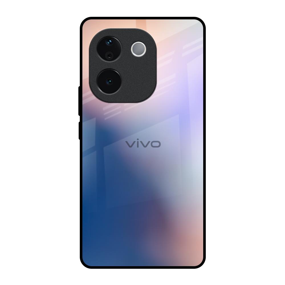 Blue Mauve Gradient Vivo T3 Pro 5G Glass Back Cover Online