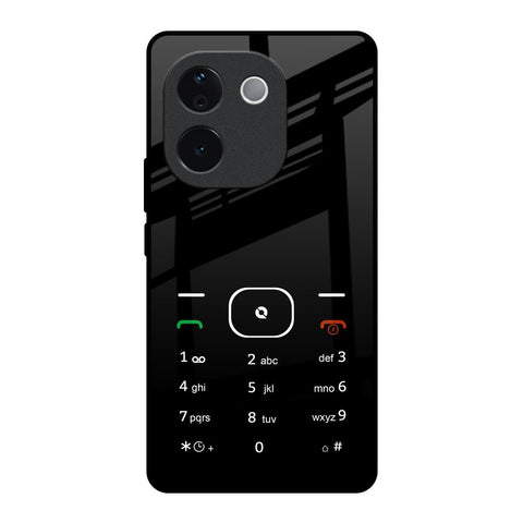 Classic Keypad Pattern IQOO Z9s Pro 5G Glass Back Cover Online