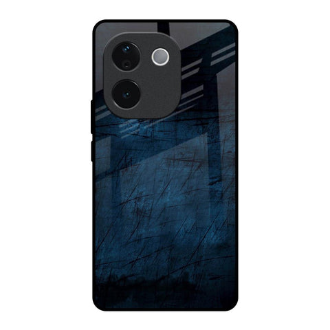 Dark Blue Grunge IQOO Z9s Pro 5G Glass Back Cover Online