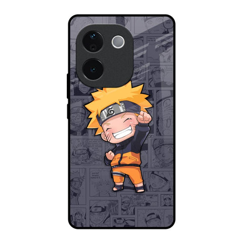 Orange Chubby IQOO Z9s Pro 5G Glass Back Cover Online