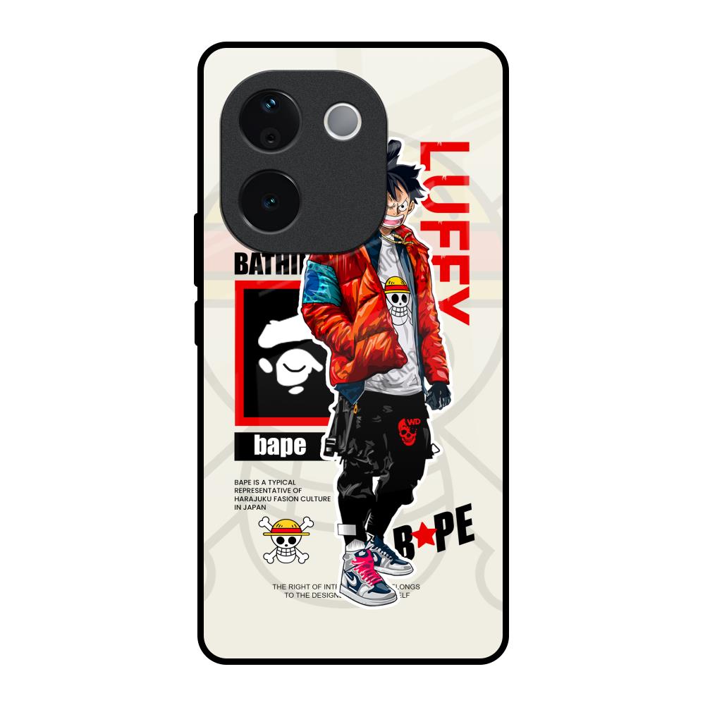 Bape Luffy IQOO Z9s Pro 5G Glass Back Cover Online