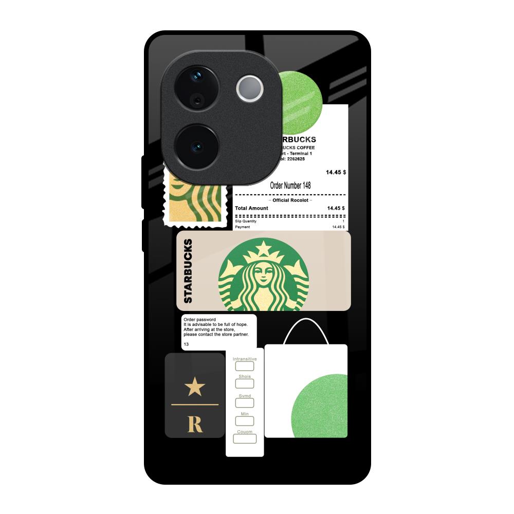 Coffee Latte IQOO Z9s Pro 5G Glass Back Cover Online
