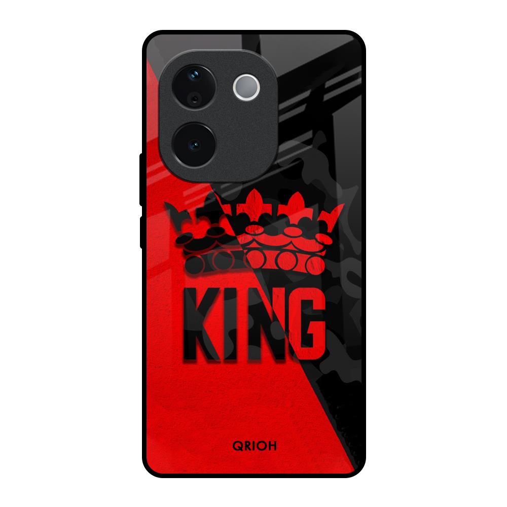 I Am A King IQOO Z9s Pro 5G Glass Back Cover Online